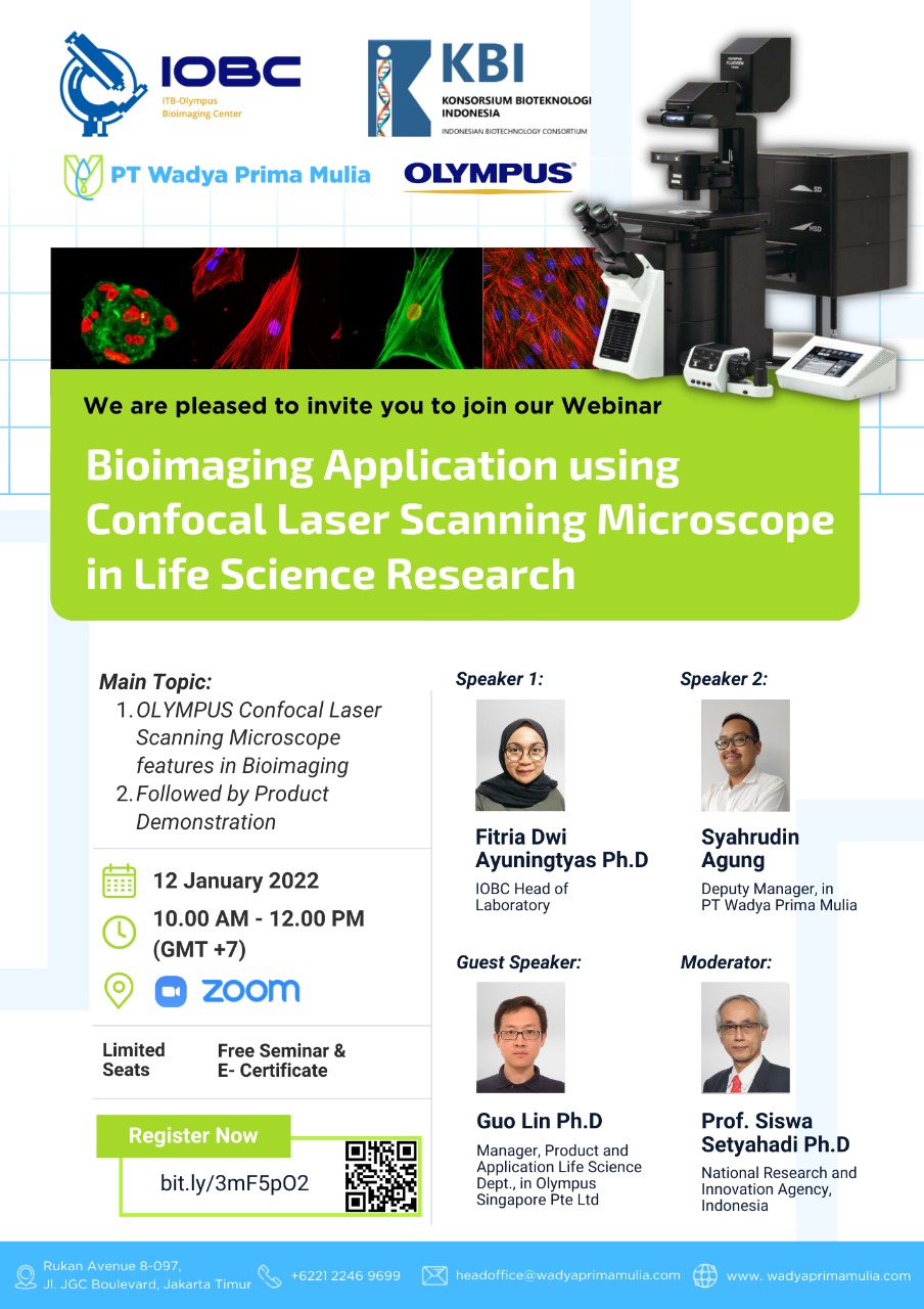 “Bioimaging Application using Confocal Laser Scanning Microscope in Life Science Research” webinar